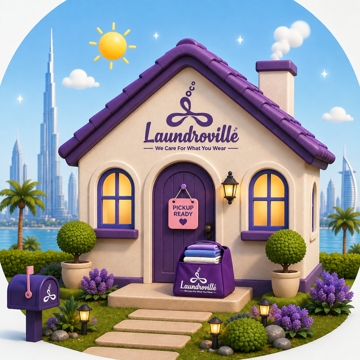 Your Home — Schedule a pickup with Laundroville in Dubai