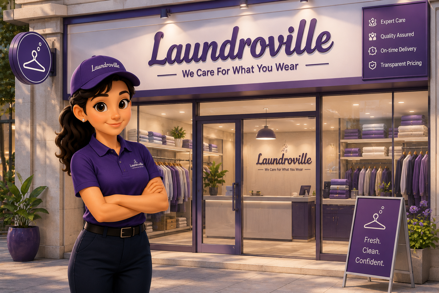 Laundroville Store Front / Team